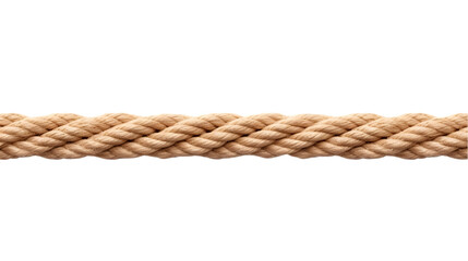 string rope cord cable line isolated on white background. Generative AI. - obrazy, fototapety, plakaty