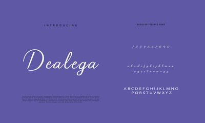 Signature Font Calligraphy Logotype Script Brush Font Type Font lettering handwritten
