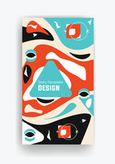 Abstract geometric modern banner template design, background design vector 