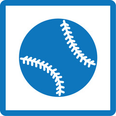 スポーツピクトグラム＿野球ボール