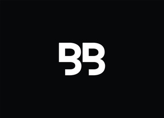 BB Initial Letter Icon Logo Design Vector Illustration

