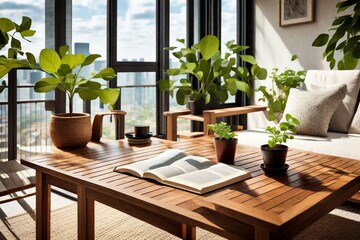 Fototapeta premium table and chairs