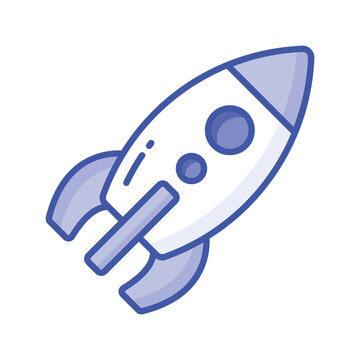 recommend clip art: Spaceship toy with portholes and wings, kids space toy, icon of rocket