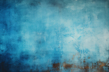 Fototapeta na wymiar Grunge Blue Background, Vintage Abstract Texture Wallpaper