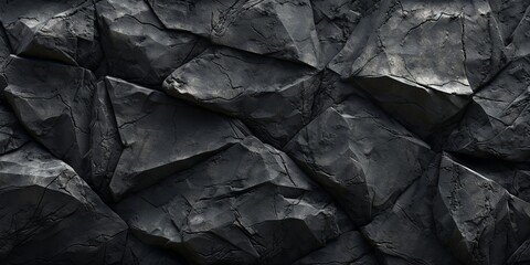 Black Rock Texture Background