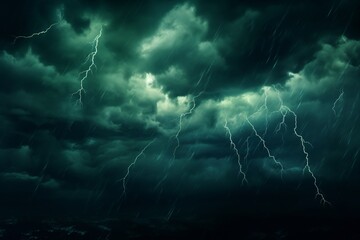 Thunder Clouds Texture Background