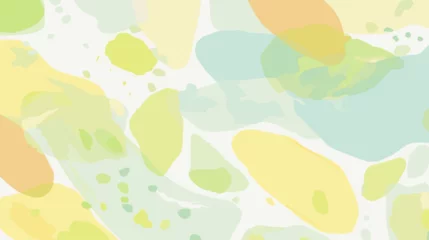 Tuinposter Pastel lime abstraction - Minimalist Wallpaper Background. Creative poster, card, banner backdrop. © HellSong