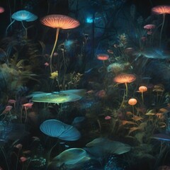 Naklejka na ściany i meble aquarium with fishes