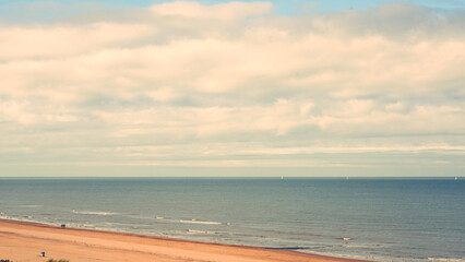 view of the sea in Belgium