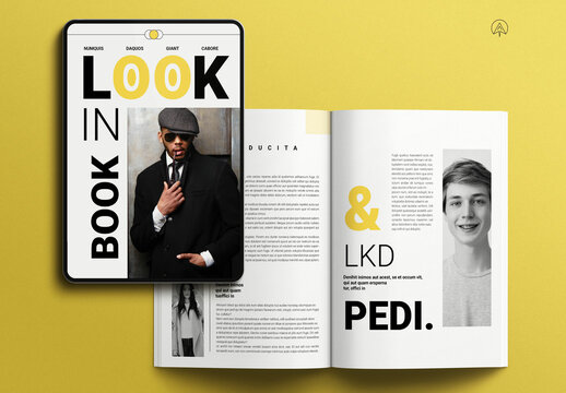 Look Book Magazine Template