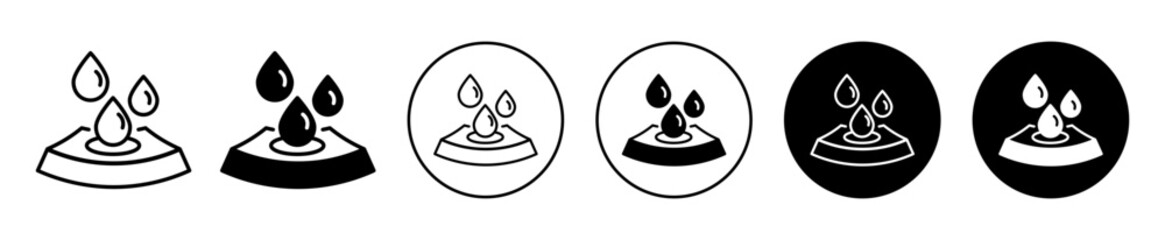 Absorption icon. water liquid drop absorbent comfort material logo. wet sanitary pad with layers fabric barrier symbol. baby waterproof clean and hygiene diaper vector. dryness and moisture free  logo © Muhtemel
