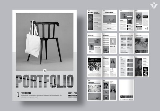 Portfolio Magazine Layout