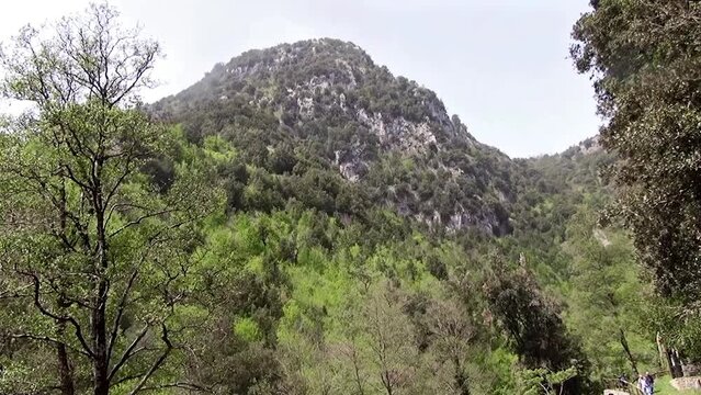 Casaletto Spartano, Italy. Campanian Apennines, part of Bussento mountain community and Vallo di Diano National Park.

