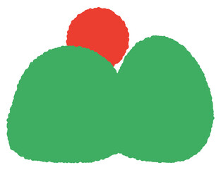 landscape, vector, illustration, mountain, nature