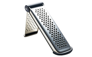 Export Quality Steel Cheese Grater on White or PNG Transparent Background.