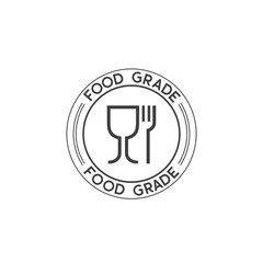 symbol of food grade, icon, vector art.