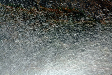 drops of water from the fountain
