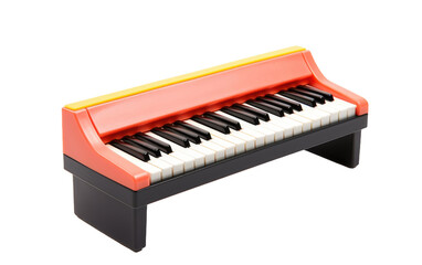 Toy Piano Keyboard On Transparent PNG