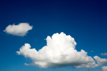 Obraz premium blue sky with clouds