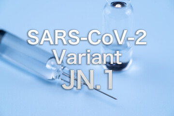 Background of SARS-CoV-2 Variant JN.1, Medical health concept