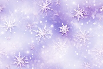 Naklejka na ściany i meble a lot of snowflakes that are on a purple and white background with a lot of snow flakes that are on top of each other.