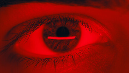 Human Eye Access Scan Light