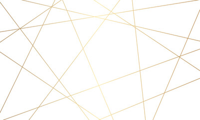 Abstract luxury golden geometric random chaotic lines with many squares and triangles shape background.	
