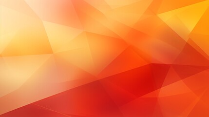 Vibrant Geometric Abstract: Yellow-Orange-Red Design with Triangles, Squares, and Lines. Modern, Futuristic Background in Color Gradient