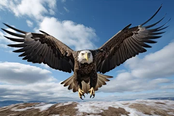 Poster eagle in flight © Vasili