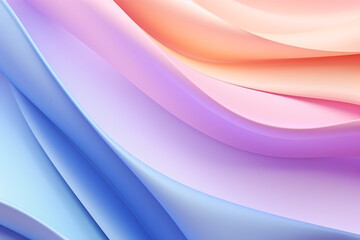 Fototapeta premium Abstract colorful levitating paper sheets, Fashion wallpaper, Pastel Colorful holographic Swatches Background