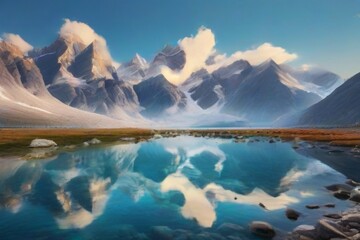 lake in the mountains