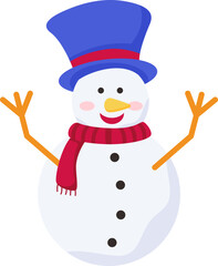 Cute Winter Snowman