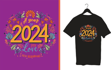 A year of2024 joy, love, new beginning