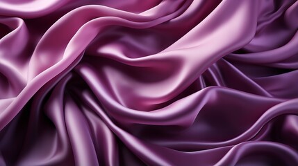 A rich, velvety purple silk cloth adorned with delicate lilac and magenta hues, evoking a sense of luxury and elegance in its intricate fabric folds