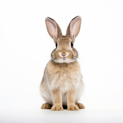 Rabbit, bunny isolated on white background