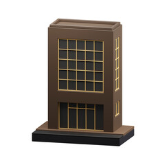 Skyscraper building 3d illustration