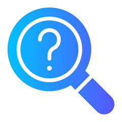 question gradient icon