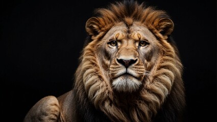 male lion portrait