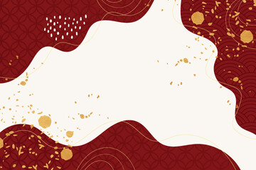 2024 chinese new year greeting card. New year spring festival background.