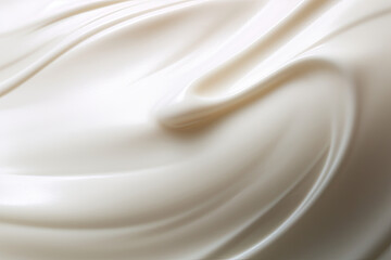 A close-up image capturing the texture of hand cream