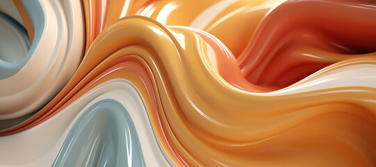 colorful waves of melted and thick liquid 11
