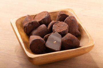 カカオトリュフ　ピスタチオ　チョコレート