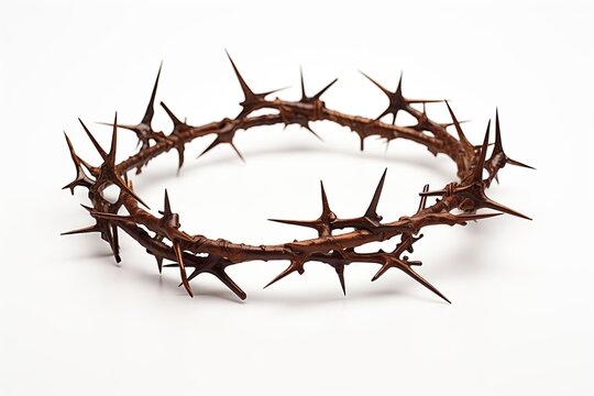 Crown of thorns isolated