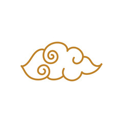 Traditional Chinese or Japanese clouds 