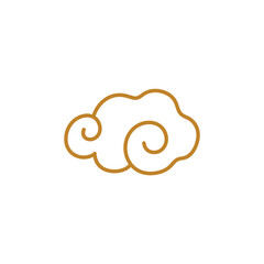 Traditional Chinese or Japanese clouds 