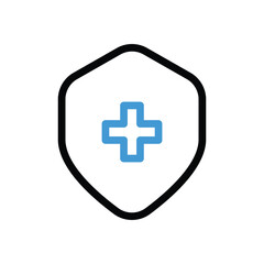 Medical Insurance icon vector stock illustration