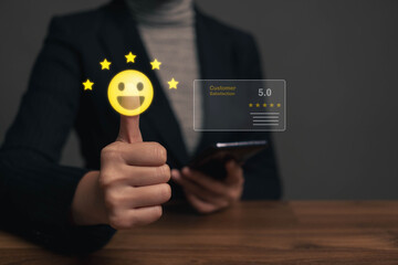 The after-service rating concept to assess the satisfaction of those receiving services.
