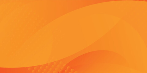 abstract orange background with dynamic waves layer