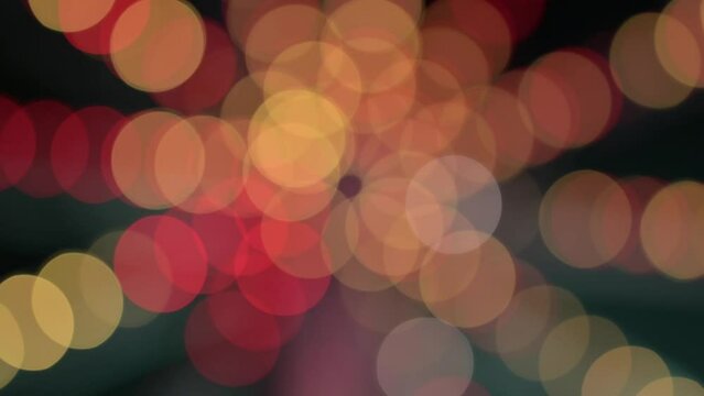 Beautiful Christmas lights round bokeh shinning and sparkling, Nikon Plena