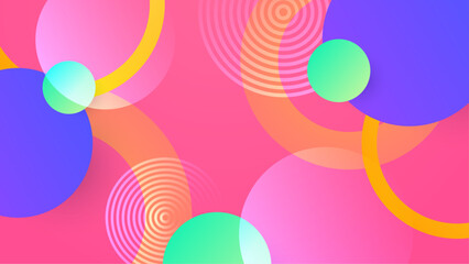 Colorful colourful background abstract art vector with shapes. Vector abstract graphic design banner pattern background template